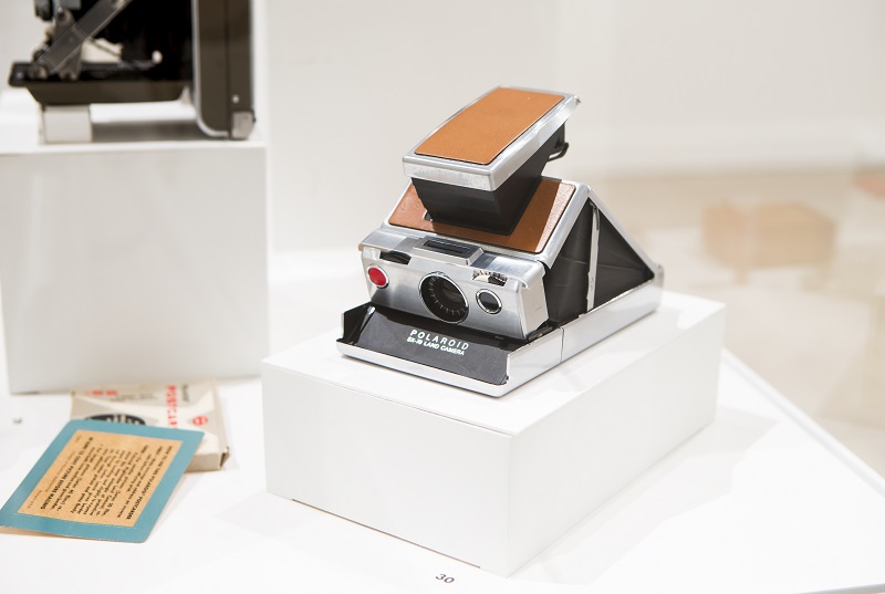 Polaroid SX-70 Land Camera, designed c. 1972, produced by Polaroid Corporation, Cambridge, MA