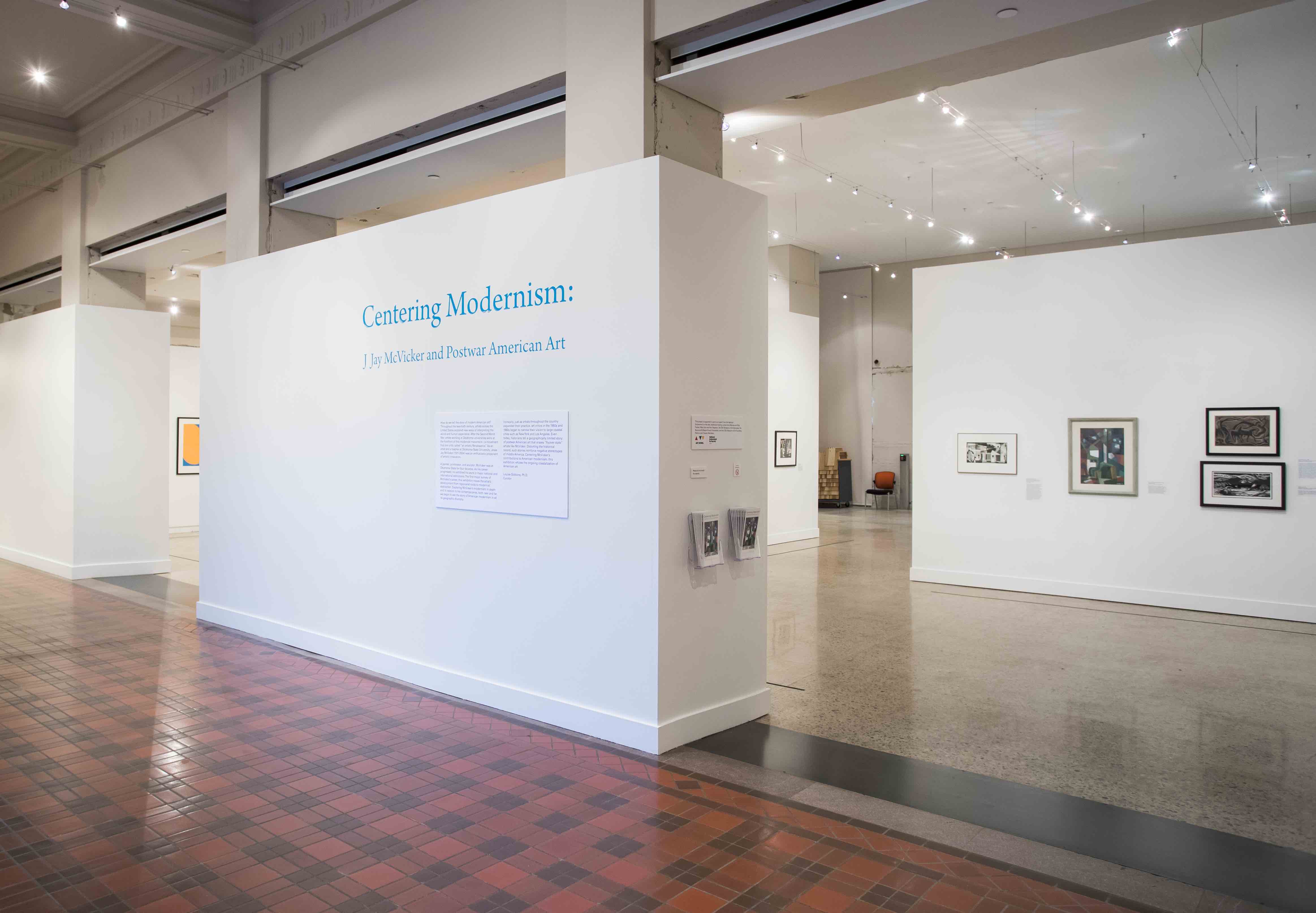 Centering Modernism installation.