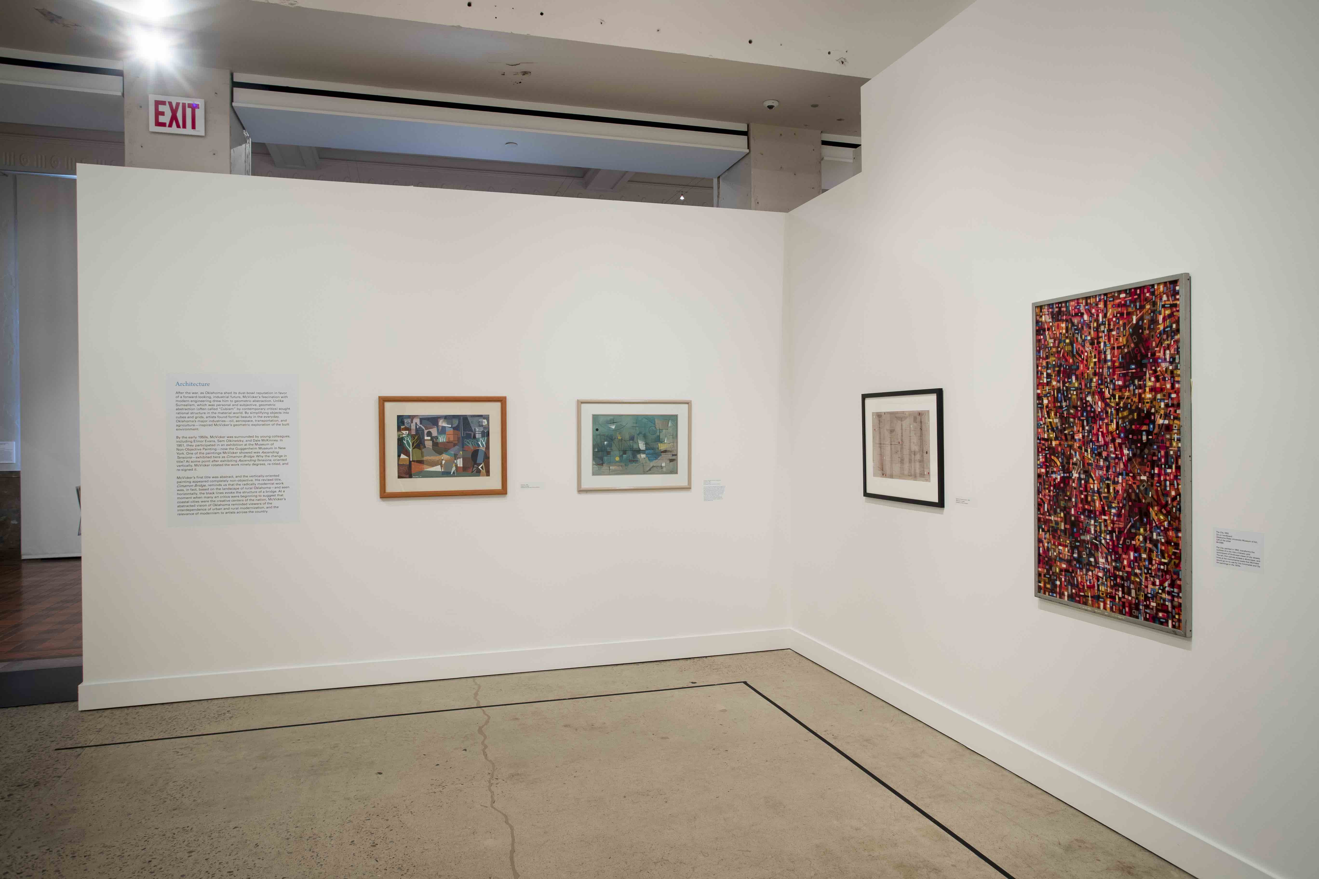 Centering Modernism installation.