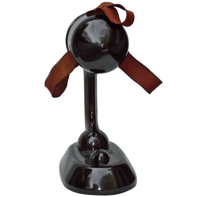 Designed by Wilfred O. Langille (American, 1895-1996) after original design by Fredrik Ljungström (Swedish, 1875-1964), Ribbonaire Fan, Model 6–1, ca. 1935