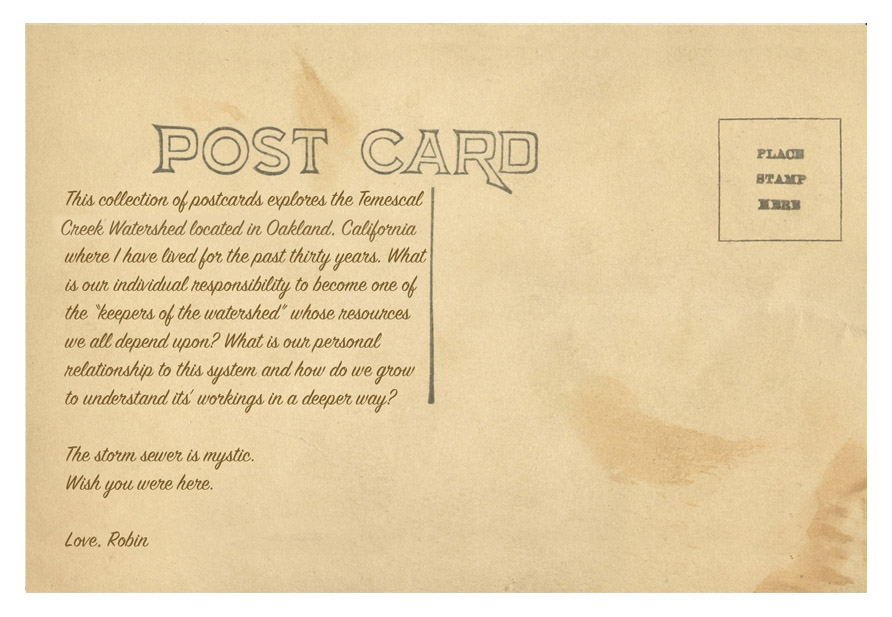 Mystic Sewer postcard back