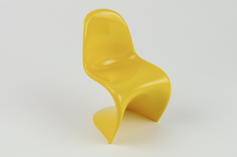 Leon Polk Smith Small scale yellow chair