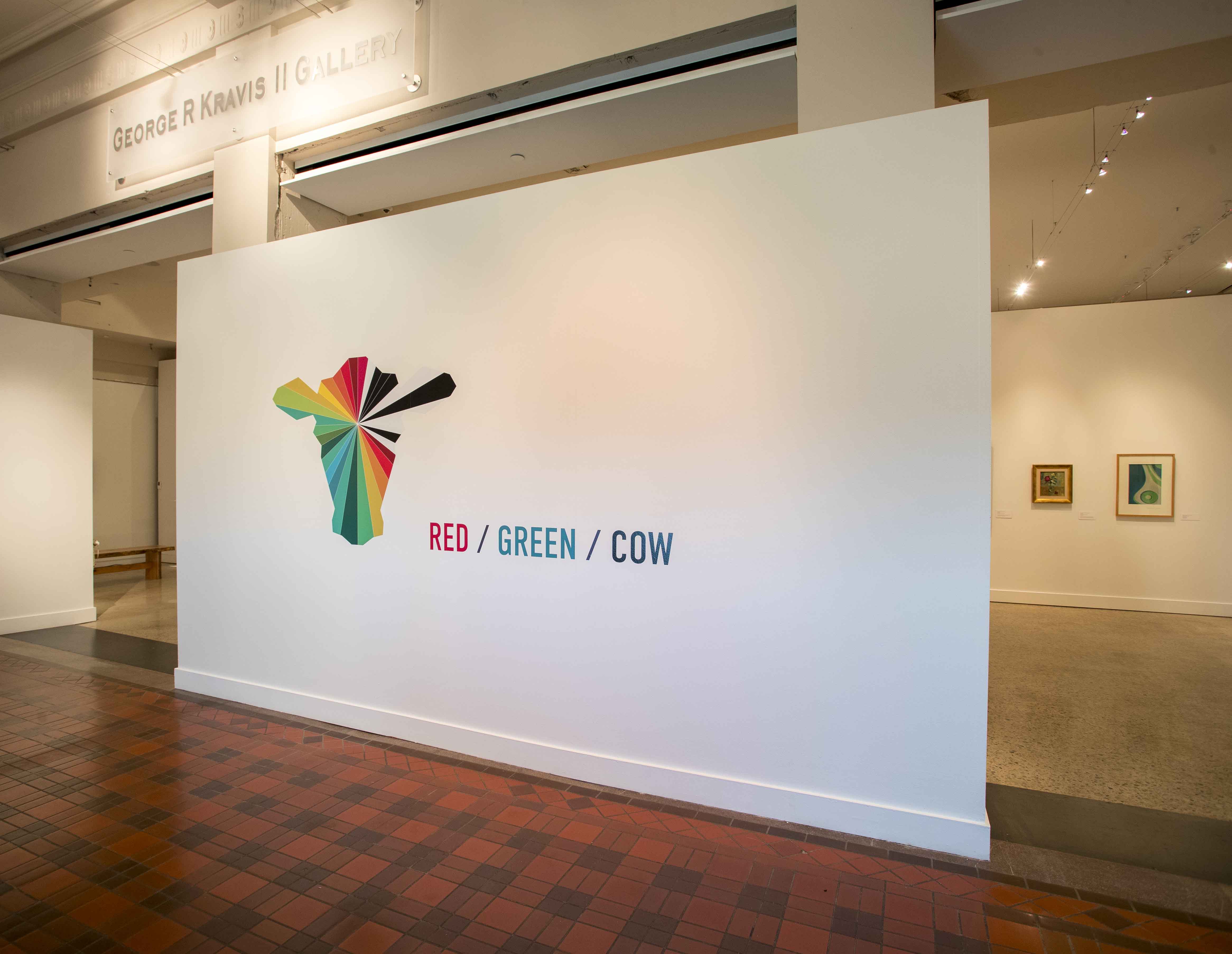 Red/Green/Cow Installation