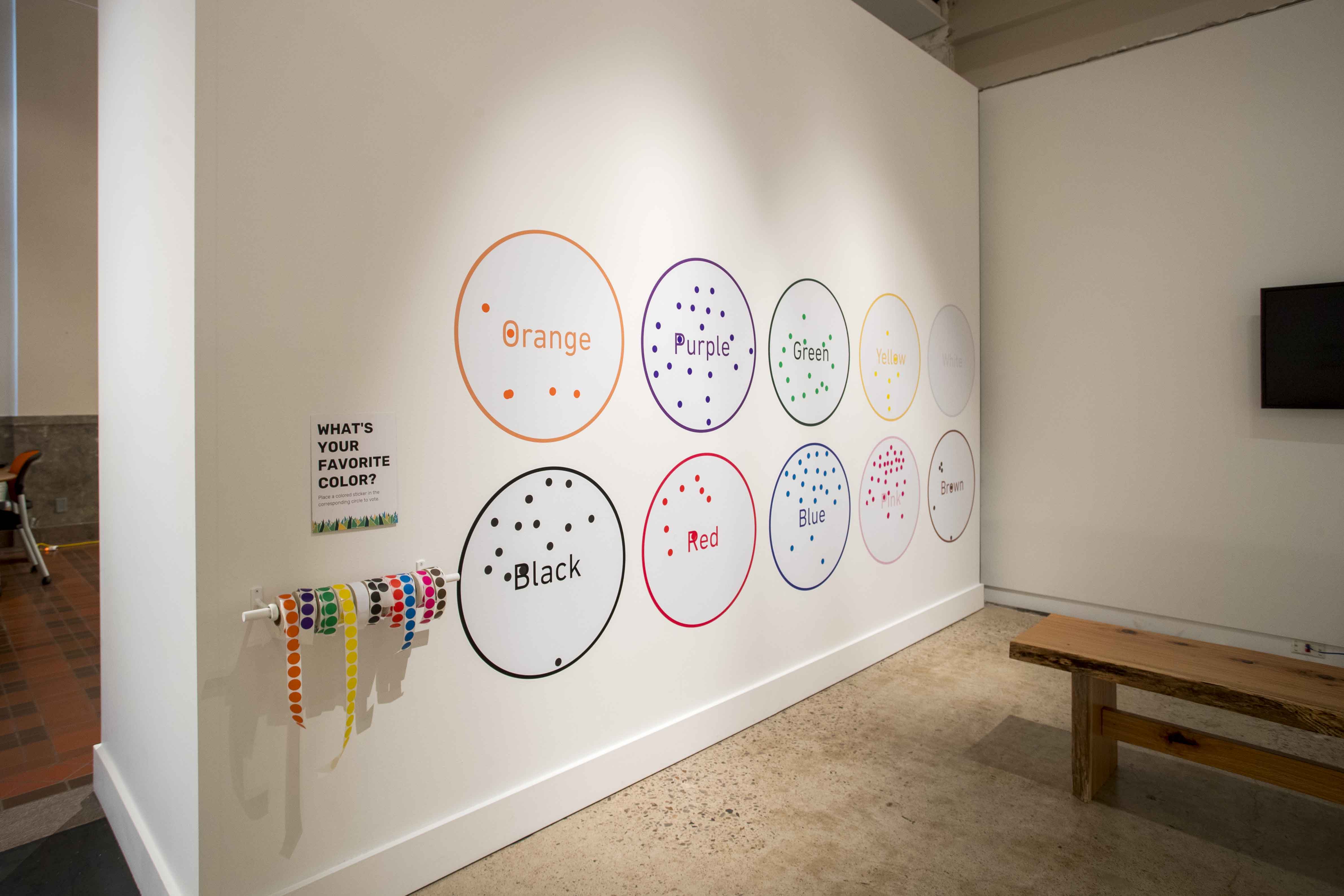 Red/Green/Cow Installation