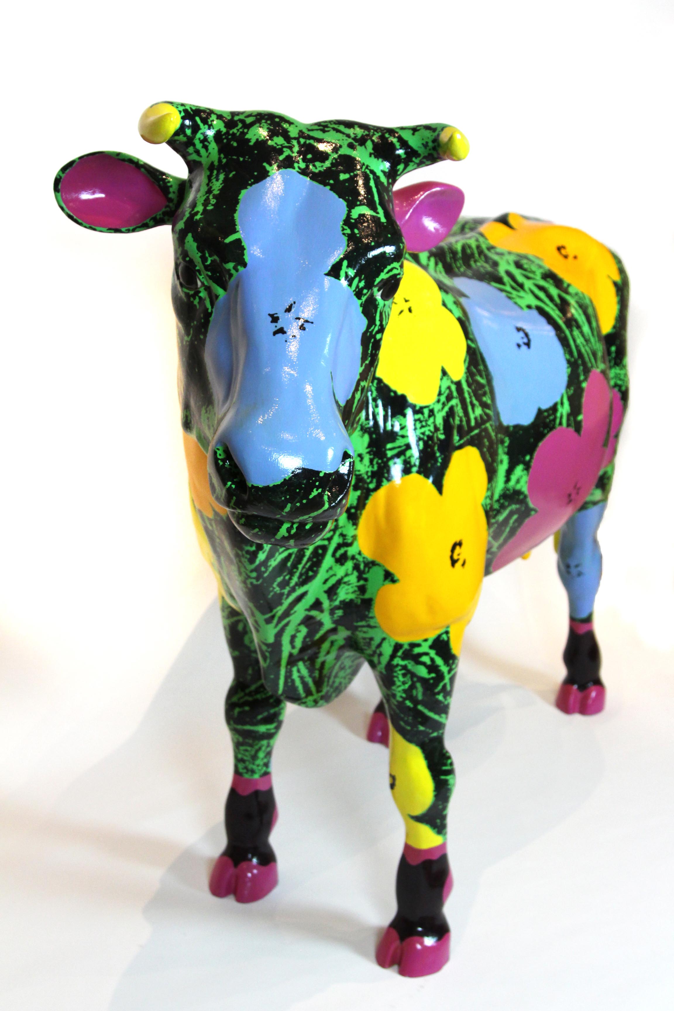 Jared Joslin, 'Warhol Flower' Cow and Calf