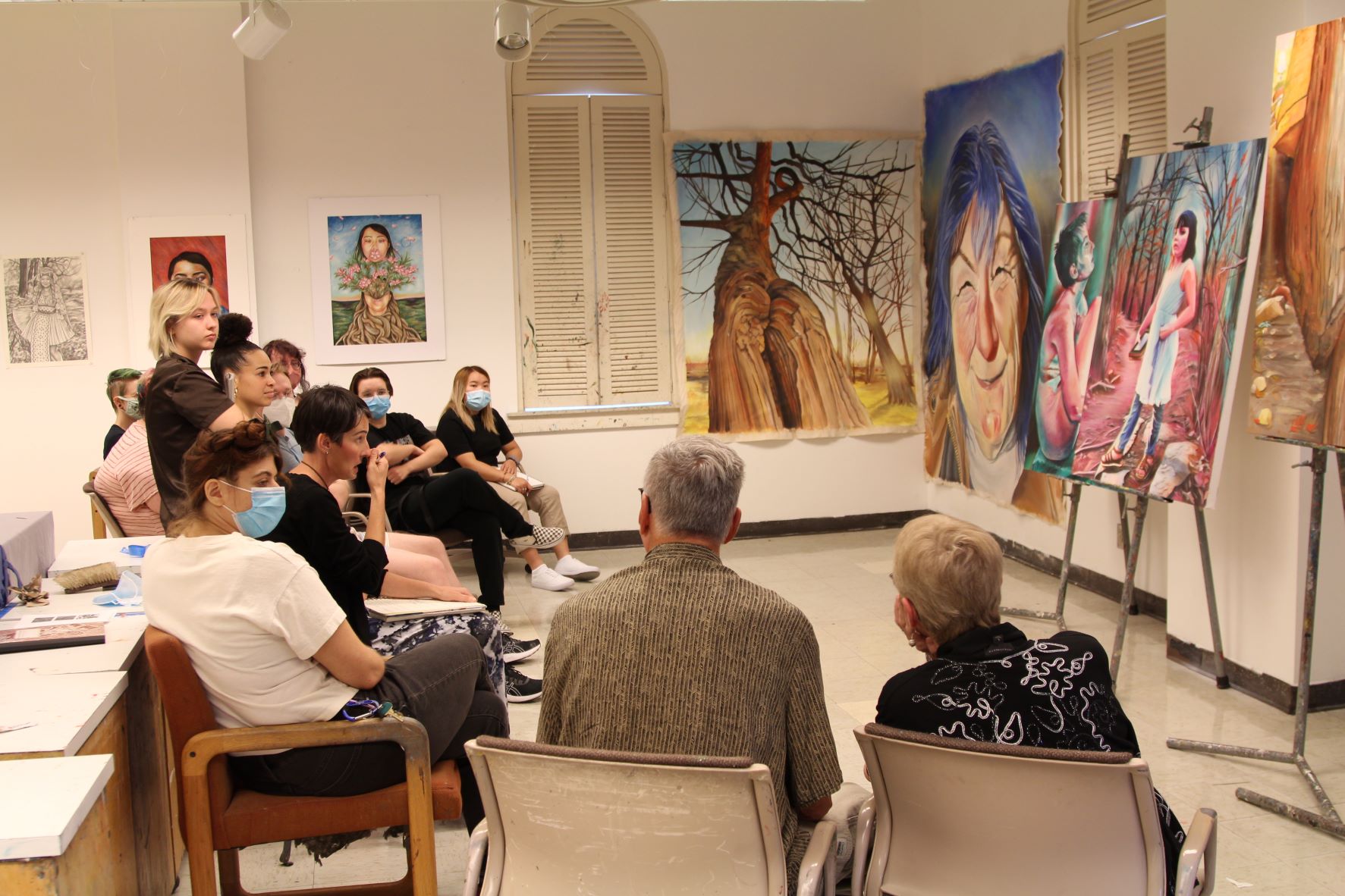 Critique with OSU students