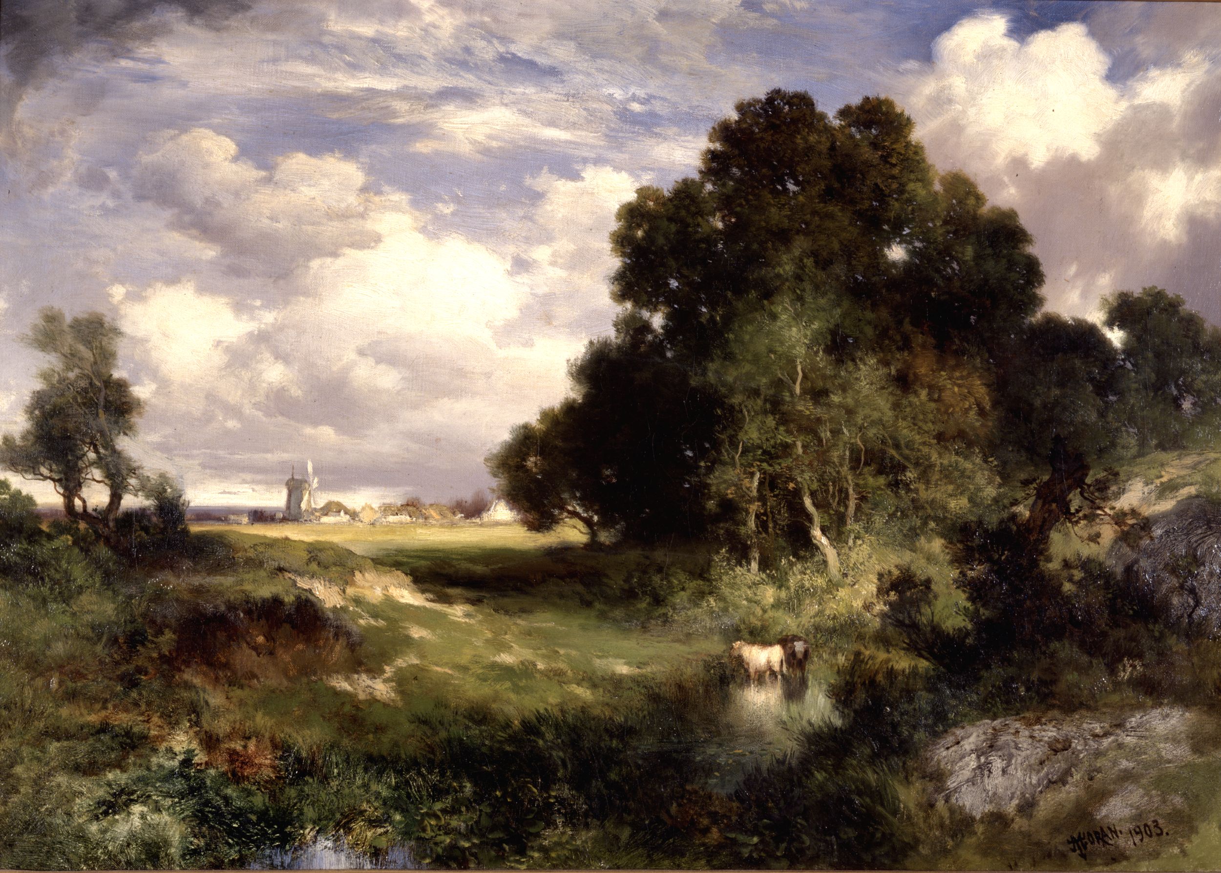 Approaching Storm, East Hampton by Thomas Moran Approaching Storm, East Hampton by Thomas Moran