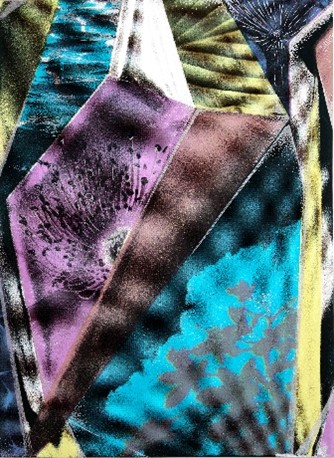 Ángela Velásquez García de los Sal, Memoria Ángela Velásquez García de los Sal, Memoria, 2025, multilayer screenprint on paper.