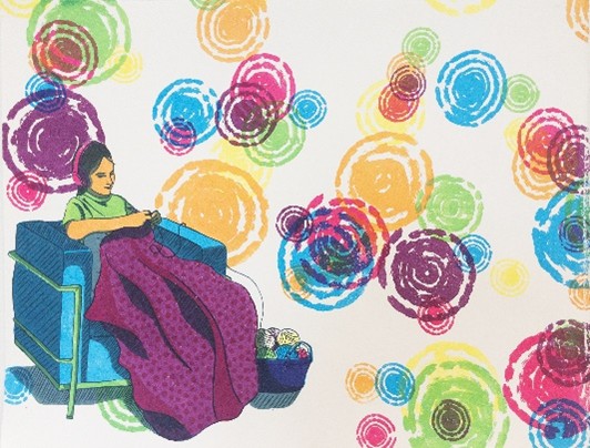 Sophie Frank, Silence. Sophie Frank, Silence, 2025, print.